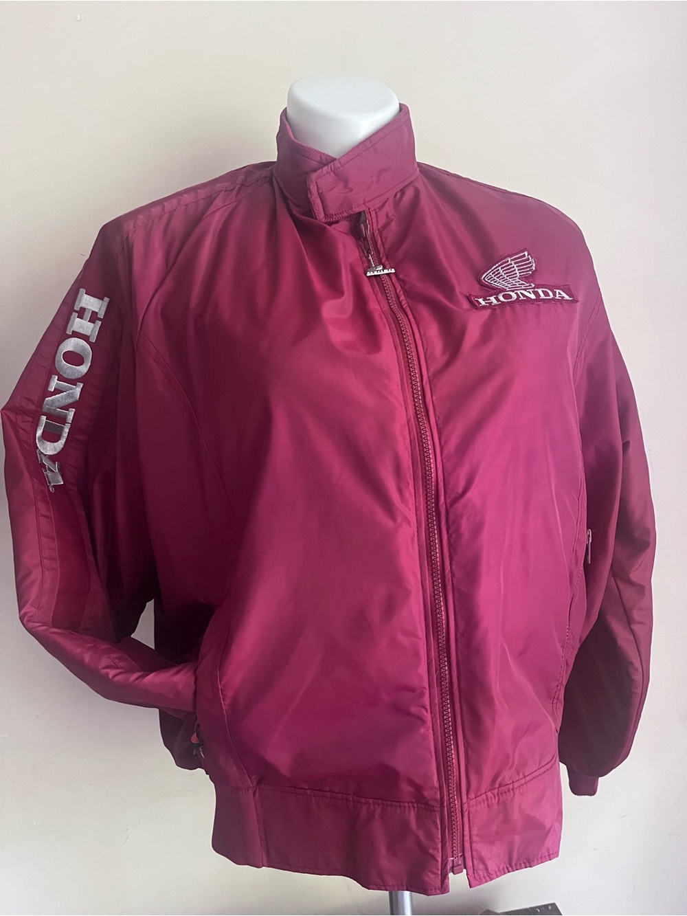 🔥 RARE Vintage Honda Racing Bomber Jacket with Removable Lining 🔥 XxL
